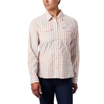 Dámské Košile Columbia Silver Ridge Lite Plaid Long Sleeve Růžové OWEULJ024